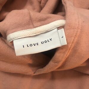 I Love Ugly Pink Hoodie